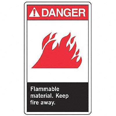 ACCUFORM LCHL001VSP Safety Label 5 inx3 1/2 in Vinyl PK5