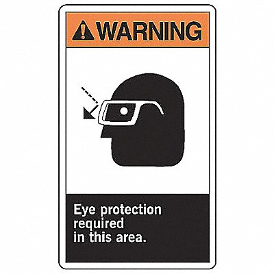 ACCUFORM LPPE301VSP Safety Label 5 inx3 1/2 in Vinyl PK5