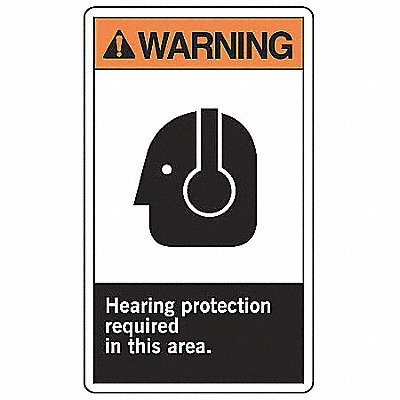 ACCUFORM LPPE300VSP Safety Label 5 inx3 1/2 in Vinyl PK5