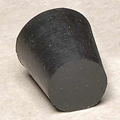 GRAINGER RST4S Stopper Sz 4 20 mm BDia Black 0 PK28