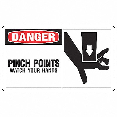 ACCUFORM LEQM017VSP Safety Label 3 1/2 inx5 in Vinyl PK5