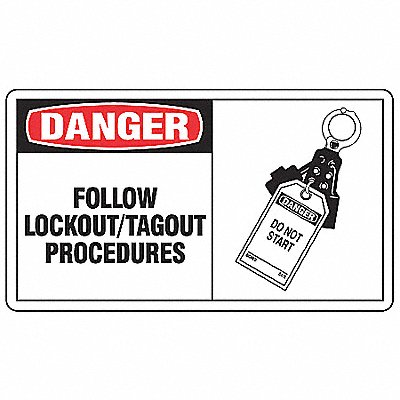 ACCUFORM LLKT003VSP Safety Label 3 1/2 inx5 in Vinyl PK5