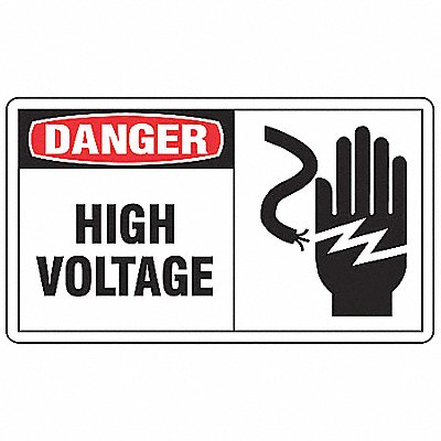 ACCUFORM LELC055VSP Safety Label 3 1/2 inx5 in Vinyl PK5