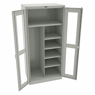 TENNSCO CVD2472LIGHTGREY Storage Cabinet 78 x36 x24 LtGry 5Shlv