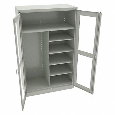 TENNSCO CVDJ2478SUCLIGHTGREY Storage Cabinet 78 x48 x24 LtGry 5Shlv