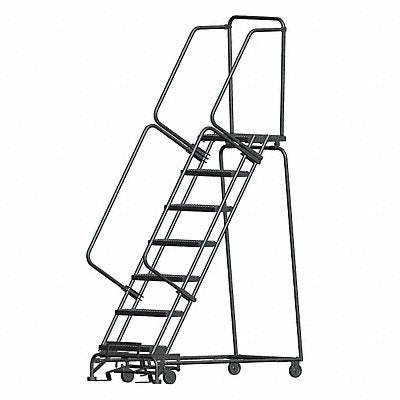 BALLYMORE WA073214G Lockstep Rolling Ladder Steel 70 In.H
