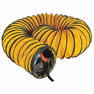 ECKO FDT30534005BB Vent Duct 12 In Dia x 16 ft Yellow