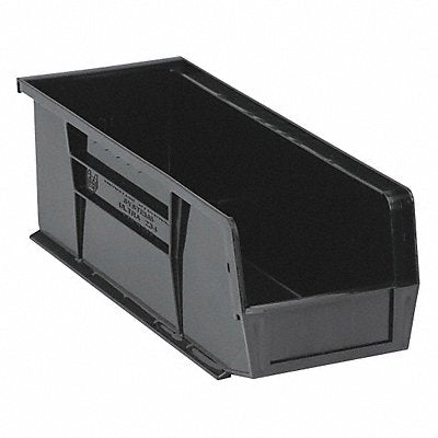 QUANTUM STORAGE SYSTEMS QUS234BK F0602 Hang and Stack Bin Black PP 5 in