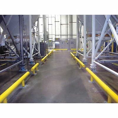 IDEAL SHIELD HGR10481434C12 Guard Rail 4 ft L 14-3/4 in H