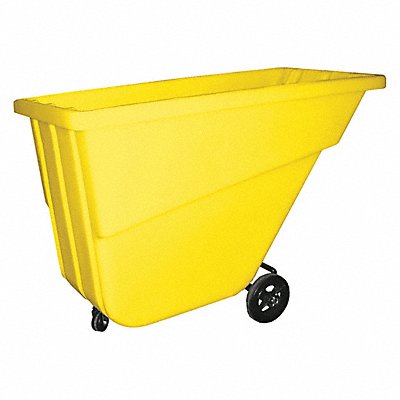 GRAINGER 58UTYELLOW Tilt Truck Light-Duty 5/8 cu yd. Yellow