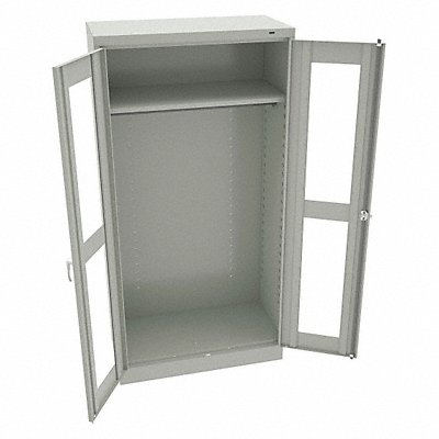 TENNSCO CVD7114LIGHTGREY Storage Cabinet 72 x36 x18 LtGry 1Shlv