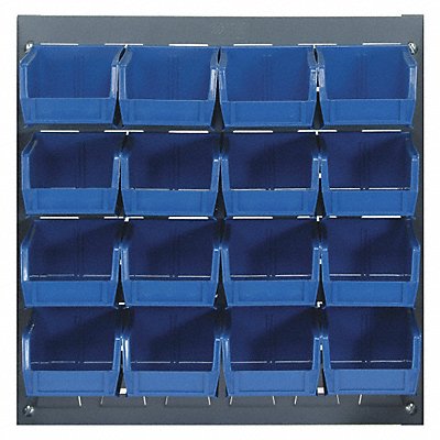 QUANTUM STORAGE SYSTEMS QLP181921016BL Louvrd Pnl 1/4inx20inx18in Load Capacity 175lb