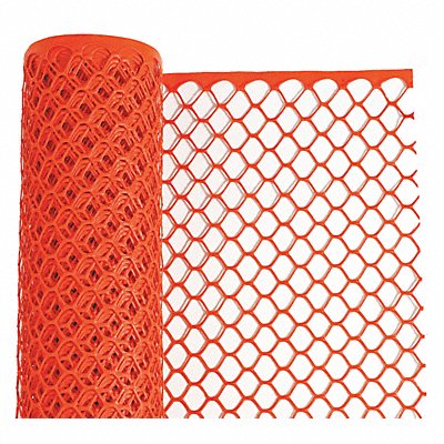 TENAX 64090204 Safety Fence 4 ft H Orange 50 ft L