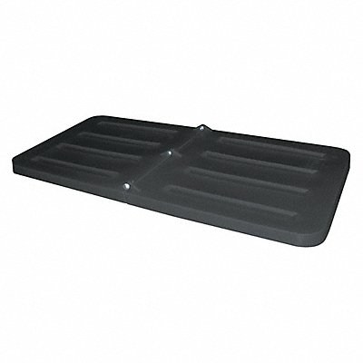 GRAINGER 11LIDBLACK Tilt Truck Lid Black Fits 29-3/4 cu ft.