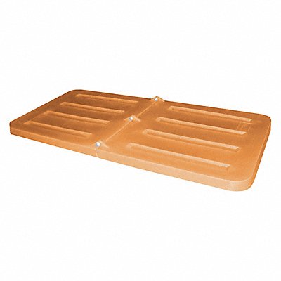 GRAINGER 11LIDORANGE Truck Lid Orange Fits 29-3/4 cu ft.