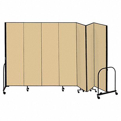 SCREENFLEX CFSL747DO F1892 Partition 13Ft 1 In Wx7 Ft 4 In H Walnut