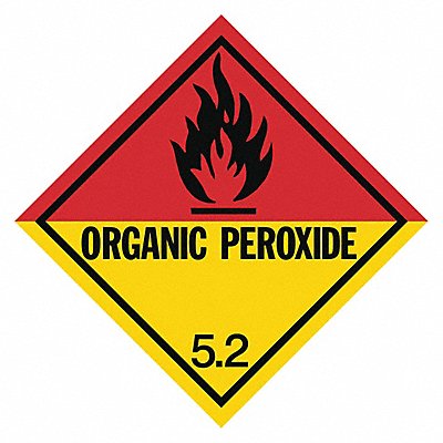 GRAINGER 9J398 DOT Container Label 4 Label W PK500