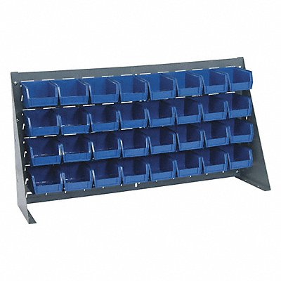 QUANTUM STORAGE SYSTEMS QBR361921032BL Louvrd Bnch Rk 1/4x20x36in Load Capacity 150lb