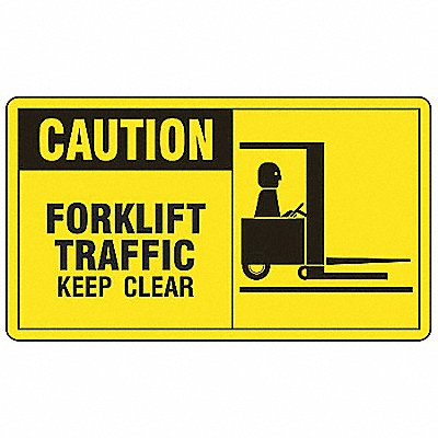 ACCUFORM LVHR604VSP Safety Label 3 1/2 inx5 in Vinyl PK5