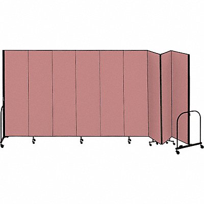 SCREENFLEX CFSL749DM F1898 Partition 16 Ft 9 In Wx7 Ft 4 In H Rose