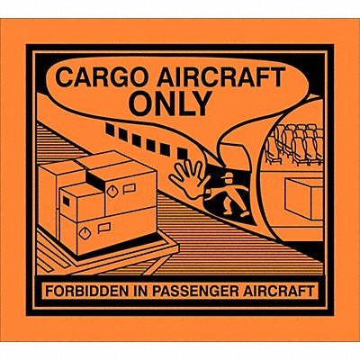 GRAINGER 8FCZ2 DOT Handling Label 4-1/2 Label W PK100