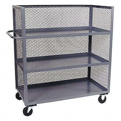 JAMCO ZC260P600GP 3-Sided Stock Cart 3000 lb 60 In.L