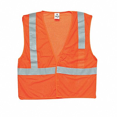KISHIGO 10846X E6630 High Visibility Vest Class 2 6XL Orange