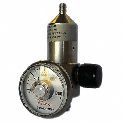GRAINGER 517SS Calibration Regulator 0.5Lpm Flow Rate