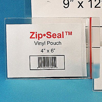 AIGNER INDEX ZSP912 Zip Seal Vinyl Pouches 9x12IN PK25