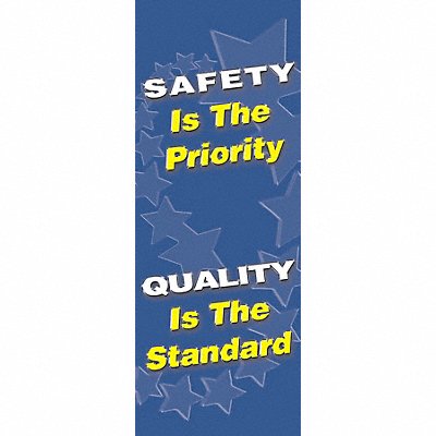 ACCUFORM MBR605 Safety Banner 74in x 28in Poly Sheeting