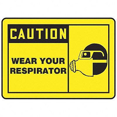 ACCUFORM LPPE628VSP Safety Label 3 1/2 inx5 in Vinyl PK5
