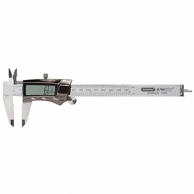 GENERAL 1478 Fractional Digital Caliper 0 to 8 In