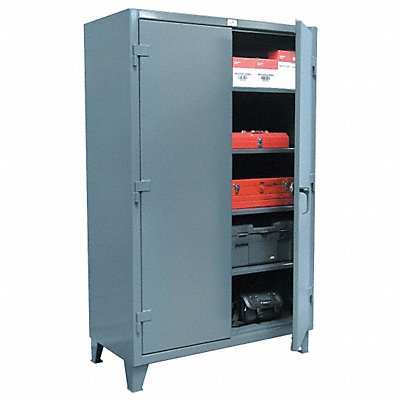 STRONG HOLD 56244 Storage Cabinet 78 x60 x24 DrkGry 4Shlv