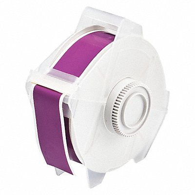 BRADY 76633 Tape Purple 100 ft L 1-1/8 in W
