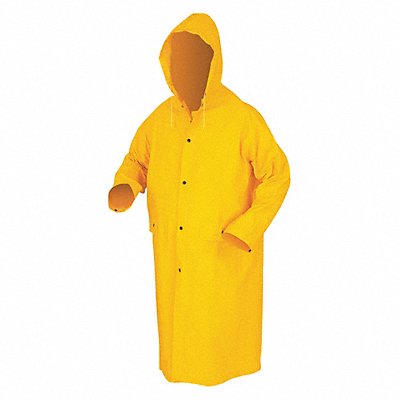 MCR SAFETY 200CXL Rain Coat Unrated Yellow XL