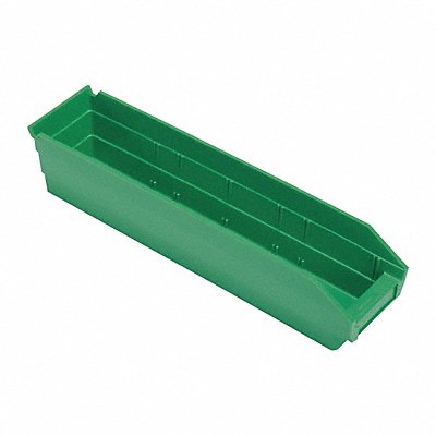 QUANTUM STORAGE SYSTEMS QSB103GN F0617 Shelf Bin Green Polypropylene 4 in