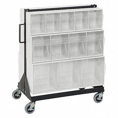 QUANTUM STORAGE SYSTEMS QFS22424QFS400WT Bin Storage Rack Powder Coated 28 in