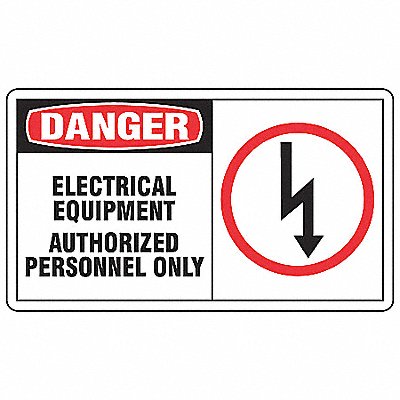 ACCUFORM LELC053VSP Safety Label 3 1/2 inx5 in Vinyl PK5