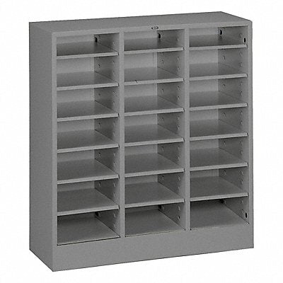 TENNSCO 4075MEDGREY Literature Sorter Letter Sized Grey