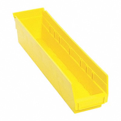 QUANTUM STORAGE SYSTEMS QSB103YL F0617 Shelf Bin Yellow Polypropylene 4 in