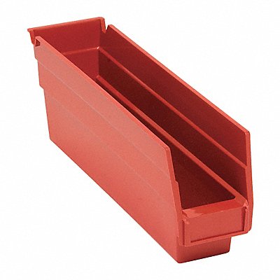 QUANTUM STORAGE SYSTEMS QSB100RD F0612 Shelf Bin Red Polypropylene 4 in