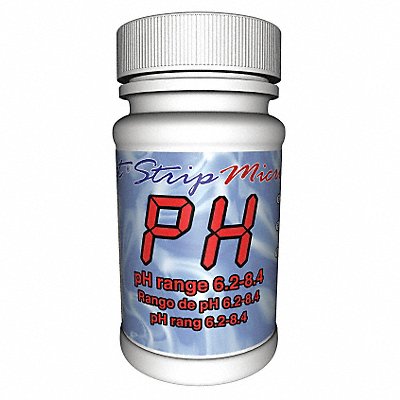 INDUSTRIAL TEST SYSTEMS 486639 Test Strips L 6.2 to 8.4 pH