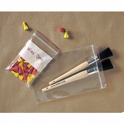 MINIGRIP RED LINE MGRL2P0304 Reclosable Poly Bag Zip Seal PK1000
