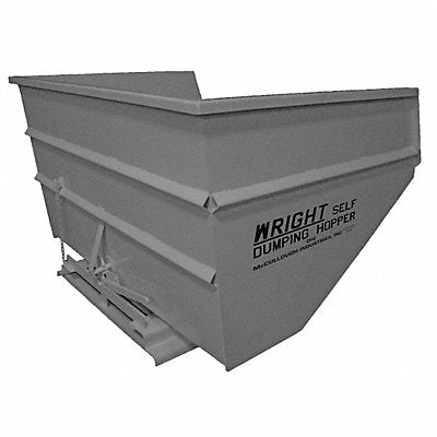 GRAINGER 40099Grey Self Dumping Hopper Grey 7 000 lb