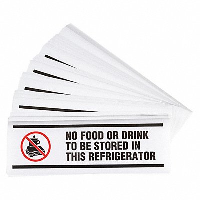 BRADY 45233 Vinyl Label 3 1/2 in x 10 in Vinyl PK100