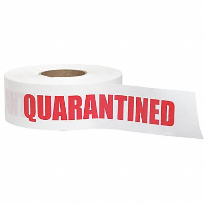 GRAINGER 280783X1000L Barricade Tape White 1 000 ft L 3 in