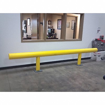 IDEAL SHIELD HGR11441434C12 Guard Rail 12 ft L 14-3/4 in H