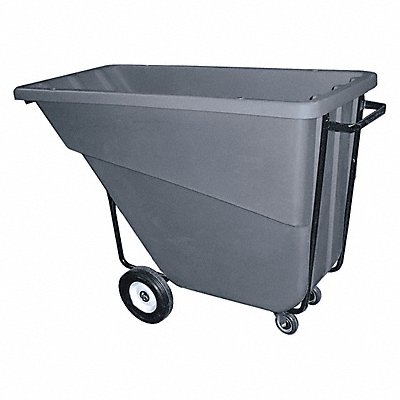 GRAINGER 58CUSGrey Tilt Truck Medium-Duty 5/8 cu yd. Grey