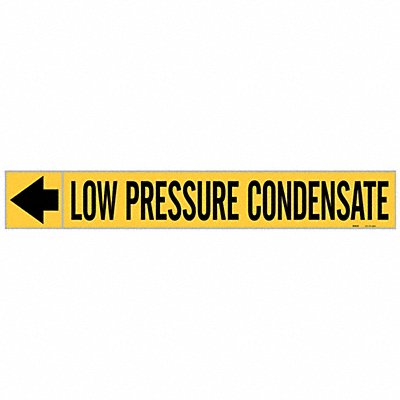 BRADY 20444 Pipe Marker Low Pressure Condensate
