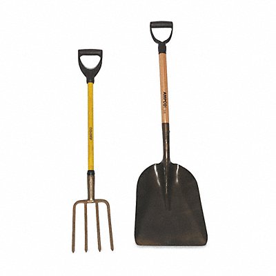 AMPCO F5FG Fiberglass Handle Garden Fork 11-1/2 In